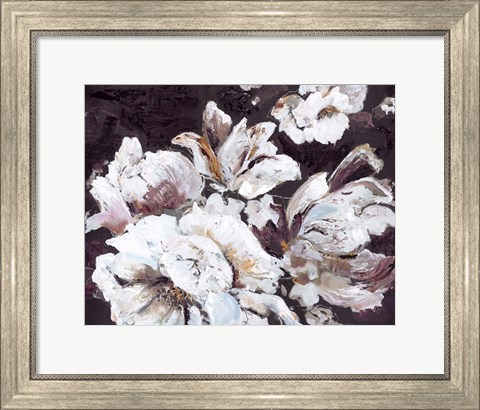 Framed Dark Flower Print