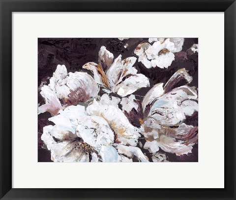 Framed Dark Flower Print