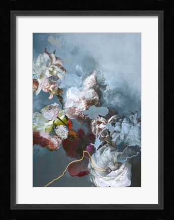 Framed Haute Couture Blue Print