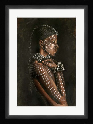 Framed Tribal Woman Print