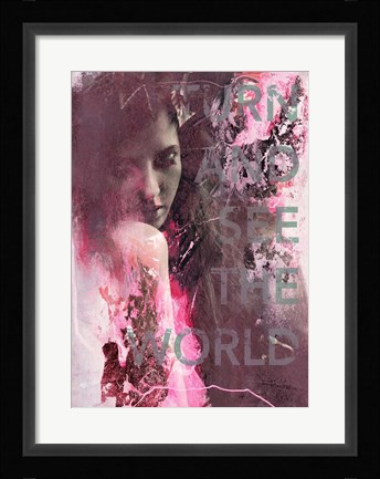 Framed Turn and See Print