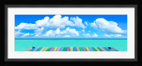 Framed Rainbow Deck Print