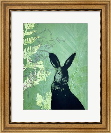 Framed Cheeky Rabbit Print
