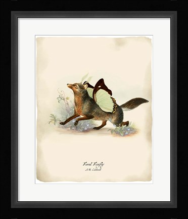 Framed Foxfly Print