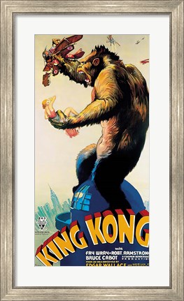 Framed King Kong - Profile Print