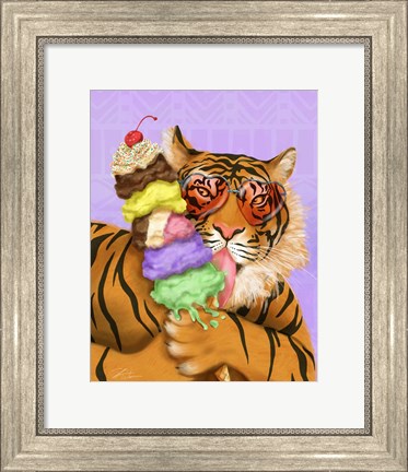 Framed Party Safari Tiger Print