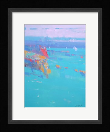 Framed Turquoise Bay Print