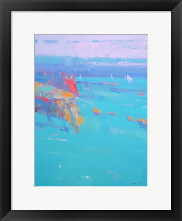 Framed Turquoise Bay Print