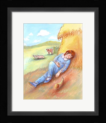 Framed Little Boy Blue Print