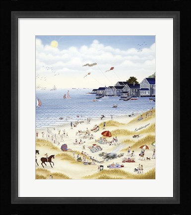 Framed Fun In The Sun Print