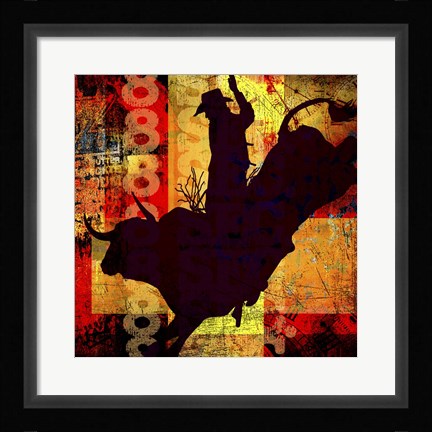 Framed Go Around 2 Print