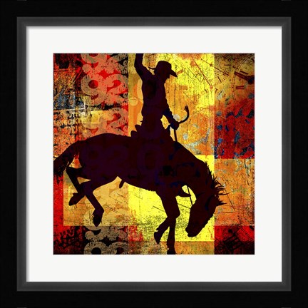 Framed Go Around 4 Print