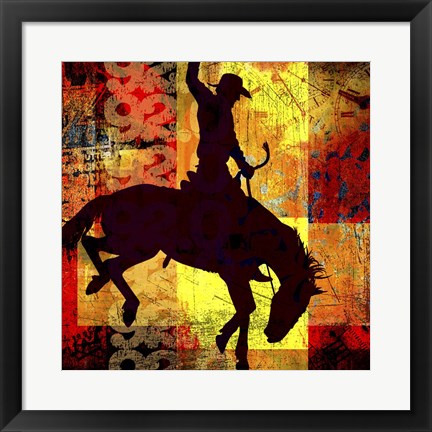 Framed Go Around 4 Print