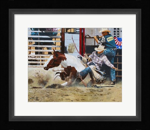 Framed Hard Landing Print