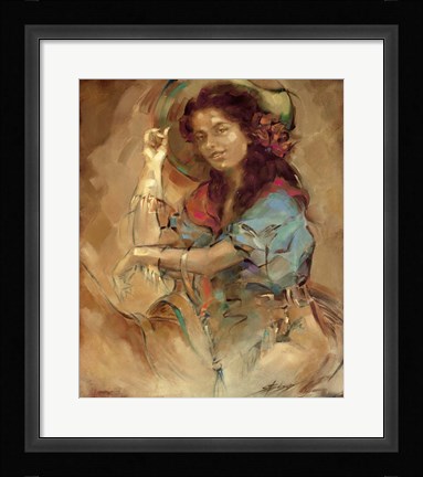 Framed Ranch Girl Print