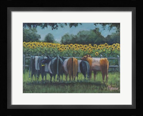 Framed Huddle Summer Print