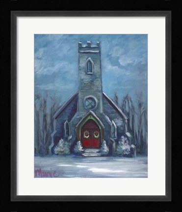 Framed Trinity Church Print