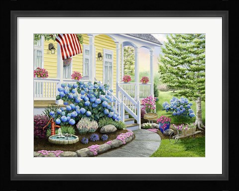 Framed Welcome Friends Print