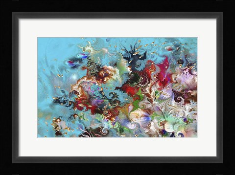 Framed Coral Reef 77 Print