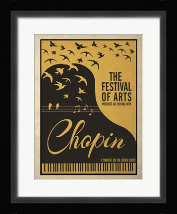 Framed Chopin Print