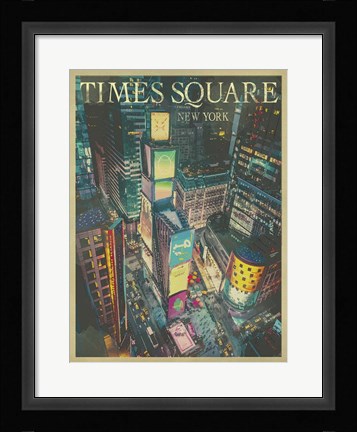 Framed Times Square Print