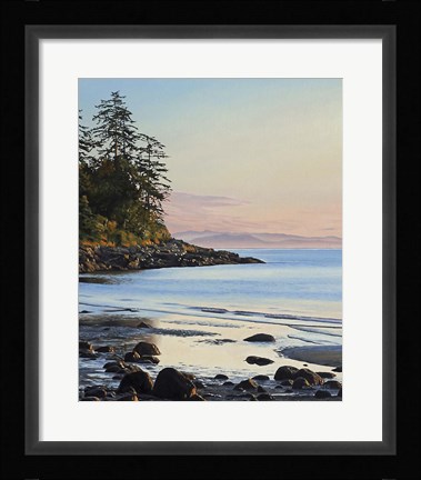 Framed Arbutus Cove Morning Print