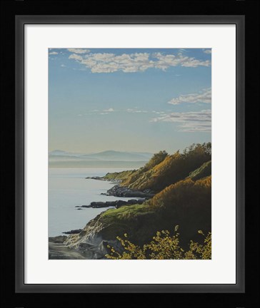 Framed Dallas Road Autumn Print