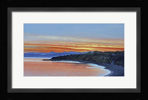 Framed Dallas Road Sunset Print