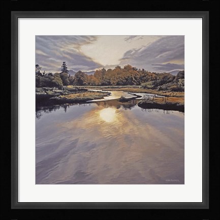 Framed Setting Sun Print