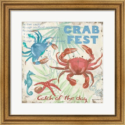 Framed Crab Fest Print