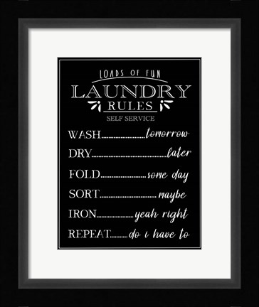 Framed Loads of Fun Print