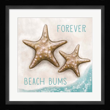 Framed Forever Beach Bums Print