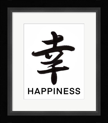 Framed Happiness in Japanese Print