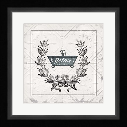 Framed Relax Print