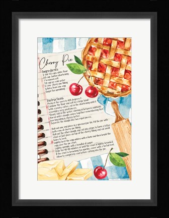 Framed Cherry Pie Print