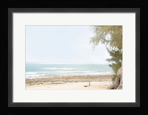 Framed Day at the Beach I Print