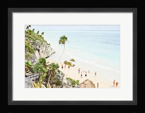 Framed Tulum Beach I Print