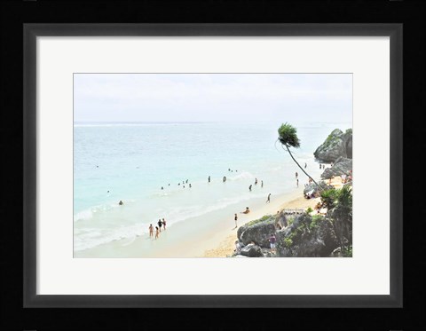 Framed Tulum Beach II Print