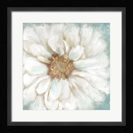 Framed Zinnia I Print