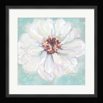 Framed Zinnia III Print