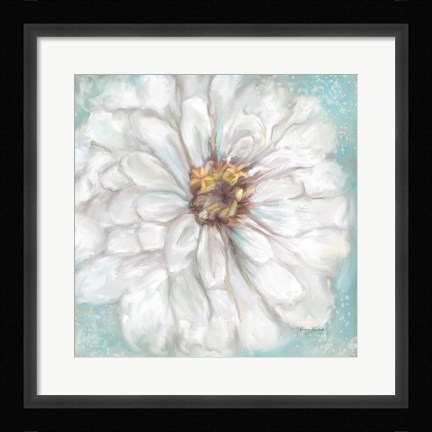 Framed Zinnia IV Print