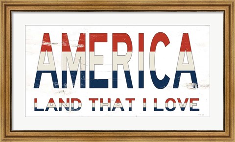 Framed America - Land That I Love Print