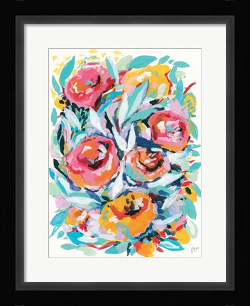 Framed Rose Garden Print