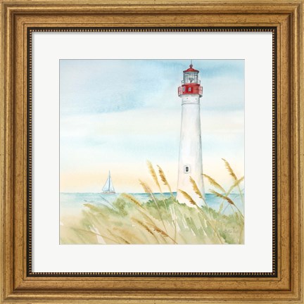 Framed East Coast Lighthouse II Print