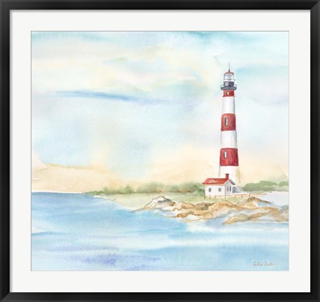 Framed East Coast Lighthouse III Print