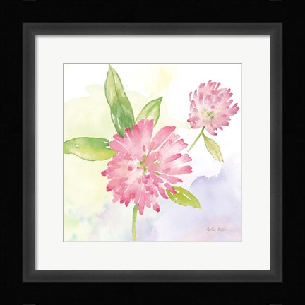 Framed Wildflower Single I Print