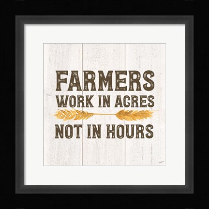 Framed Farm Life VIII-Acres Print