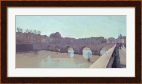 Framed Ponte Sant&#39; Angelo Print