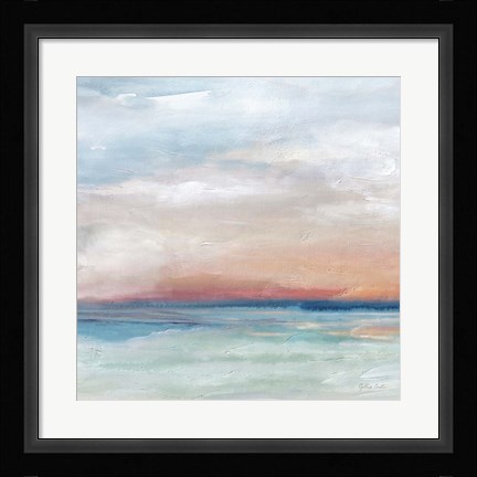 Framed Serene Scene Bright I Print