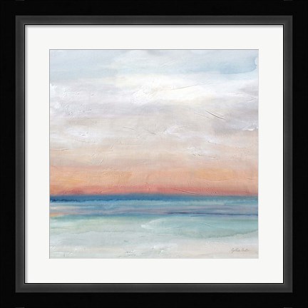 Framed Serene Scene Bright II Print